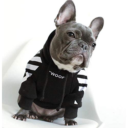 FORMEG Hundekleidung Haustier Französische Bulldogge Kleidung Hund Hoodie Warme Sport Retro Hund Hoodies Haustierkleidung Puppy Dog Pugs Puppy Kleidung Chihuahua Cover