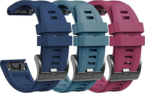 Bracelet 20mm Garmin Fenix 7S et 5S, lot de 3 pour le sport et le bureau au quotidien