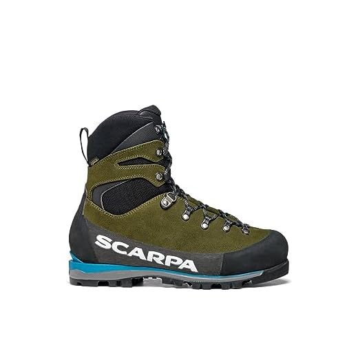 SCARPA Grand Dru GTX Waterproof Gore-Tex Hiking Boots for Mountaineering and Backpacking - Forest - 9-9.5