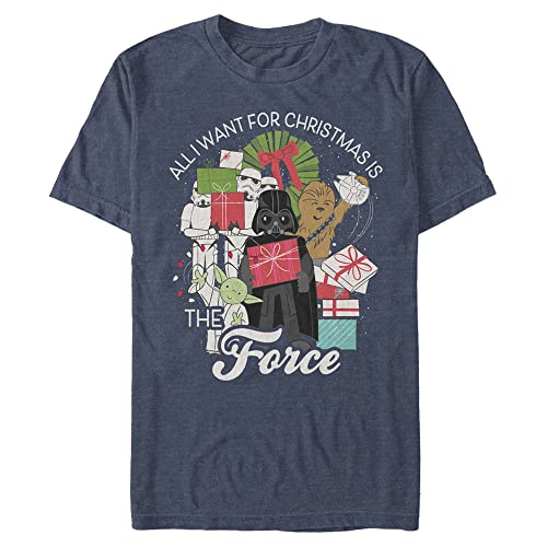 T-Shirt Star Wars de Noël Noir pour Soirées Festives et Repas en Famille