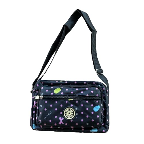Image of MOMISY Women Mobile Messenger cellphone Bag Ladies Nylon Shoulder Cross Body Long Strap for College, Outing, Travelling, Work