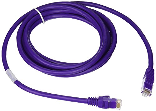 C2G 04029 Cat6 Cable - Snagless Unshielded Ethernet Network Patch Cable, Purple (9 Feet, 2.74 Meters)