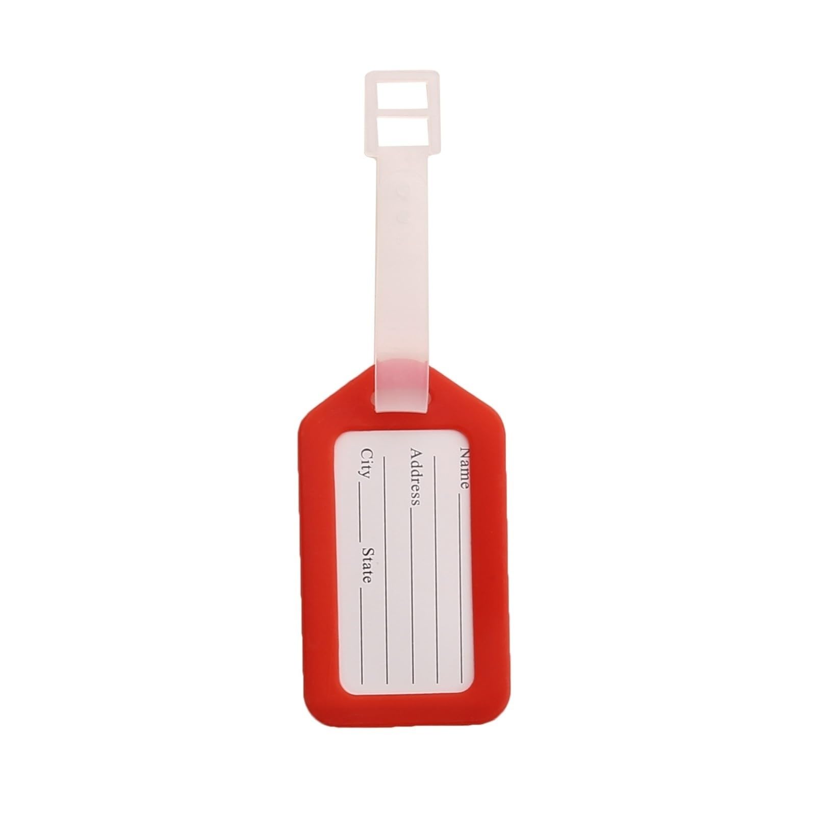Ensemble d'étiquettes d'identification de bagage en plastique