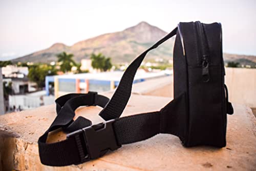 Shoulder Bag Preta Alça Reforçada Bolsa de Lado Transversal