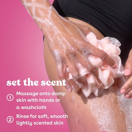 Image of eos Cashmere Body Wash - Pomegranate Raspberry, Moisturizing Body Wash, Creamy Gel Formula, with Shea Butter, Glycerin, Vitamin E, pH Balanced, Sensitive Skin, Vegan, 16 fl oz