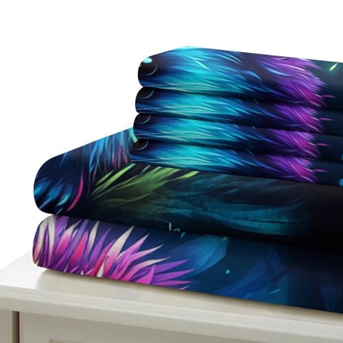 Housse de couette microfibre de qualité supérieure avec motif hérisson 3D durable et lavable - 7