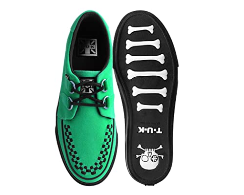 Image of TUK Suede Creeper Sneaker Shoes for Women and Men, D Ring Lace Up Shoes