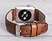 Genuine Leather Burnished Tan Band for Apple Watch Series 1-11 & SE 1-3 & Ultra 1-3