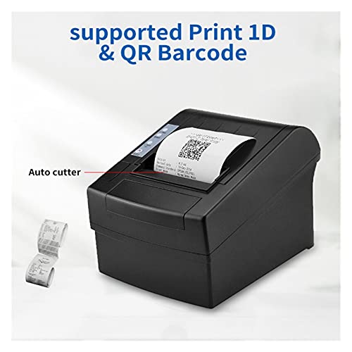 Image of Receipt Bill Printer 3inch 80mm Automatic 300mm /s Pos Tickets Printer USB Serial LAN Parallel Thermal Printer(Parallel)