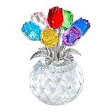 Symbole élégant : cette rose en Crystal incarne l'amour et la gratitude et constitue un cadeau significatif pour honorer les relations lors de moments inoubliables tels que des fiançailles, des mariages ou des anniversaires. Avec sa beauté fascinante, il crée de précieux souvenirs et ajoute une touche d'élégance à chaque occasion.