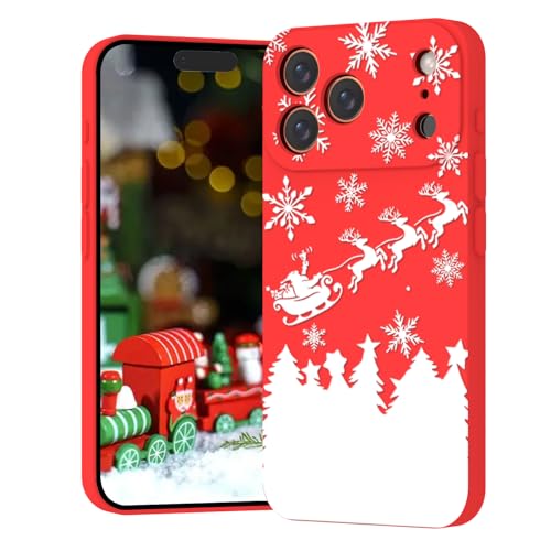 Coque iPhone 17 Pro Max Noël protection souple contre rayures