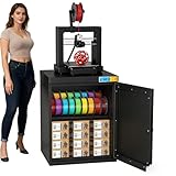 180L Printer Stand with Filament Storage with Dehumidifier,Industrial Sealed Filament Storage Table Holds 40 Rolls -Compatible with PLA/ABS/TPU