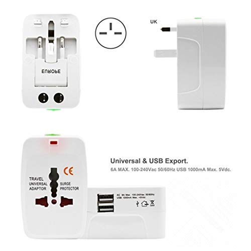 Universele adapter Dual USB Power Charger Converter converter Dual International Travel Elektrische Plug Draagbare All… - Image 6