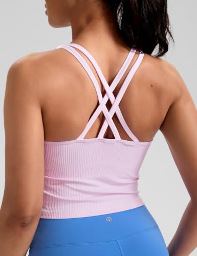 Image of HeyNuts Ribbed Zeal Sports Bras Longline
