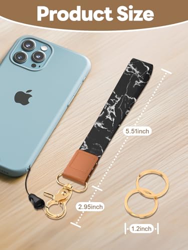 Image of Wristlet Keychain for Women and Men, Key Chain Holder, Wrist Lanyard for Keys