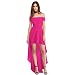 Womens maxi dress Ladies High Low Hem Off The Shoulder Bodycon Midi Dress dance dresses for women