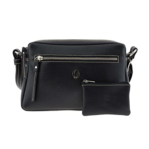 El Potro Bolso Bandolera en Piel para Mujer Talla: U Color: NEGRO