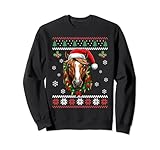 Funny Ugly Christmas Sweater Horse