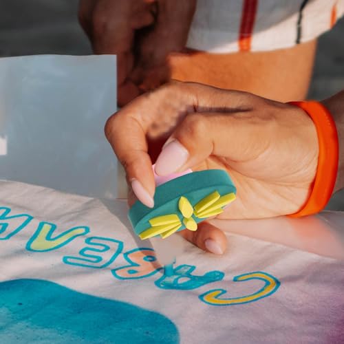 Sellos de esponja para evitar manchas en las manualidades de niños pequeños 6