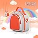 Carrying Case Compatible with Yoto Mini 2024 Edition Kids Audio Music Player & Headphone, Travel Storage Bag for Audiobook Cards Radio (Up to 30 Cards) with Adjustable Strap, Gray(Bag Only)