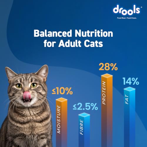 Image of Drools Adult Dry Cat Food 3kg | Ocean Fish | Supports Skin & Fur | Enhances Vision | No Artificial Flavours | Promotes Glossy Coat