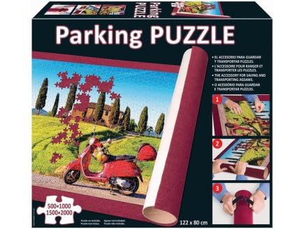 cavernedesjouets Tapis Puzzle 500/1000 / 1500/2000 Pieces - en Feutre, 122x80cm - Rouleau, Tube, Roll - Rangement - Set Accessoire et Carte