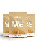 Sun & Seed Gluten-Free Bread Loaf Mix 3 x 300g – Organic Ingredients – Easy to Bake, Soft & Satisfying Texture – Vegan-Friendly – Perfect for Sandwiches, Toast, Snacks & Sharing
