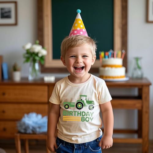 Birthday Boys Shirts 2nd 3rd 4th 5th 6th 7th Boys Birthday T-Shirts Cotton Short Sleeve Tees Tops2