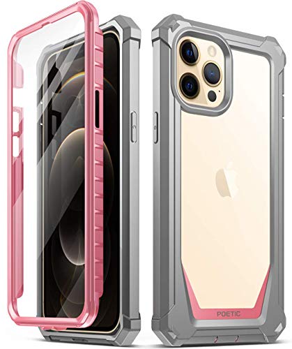 Coque iPhone 12 Pro Max Antichoc Hybride avec Vitre Intégrée Rose