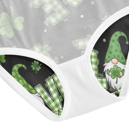 Checkered Letters Spelling Love Undies for Toddler Girls, Girl Underwear, 2T–8 Years4