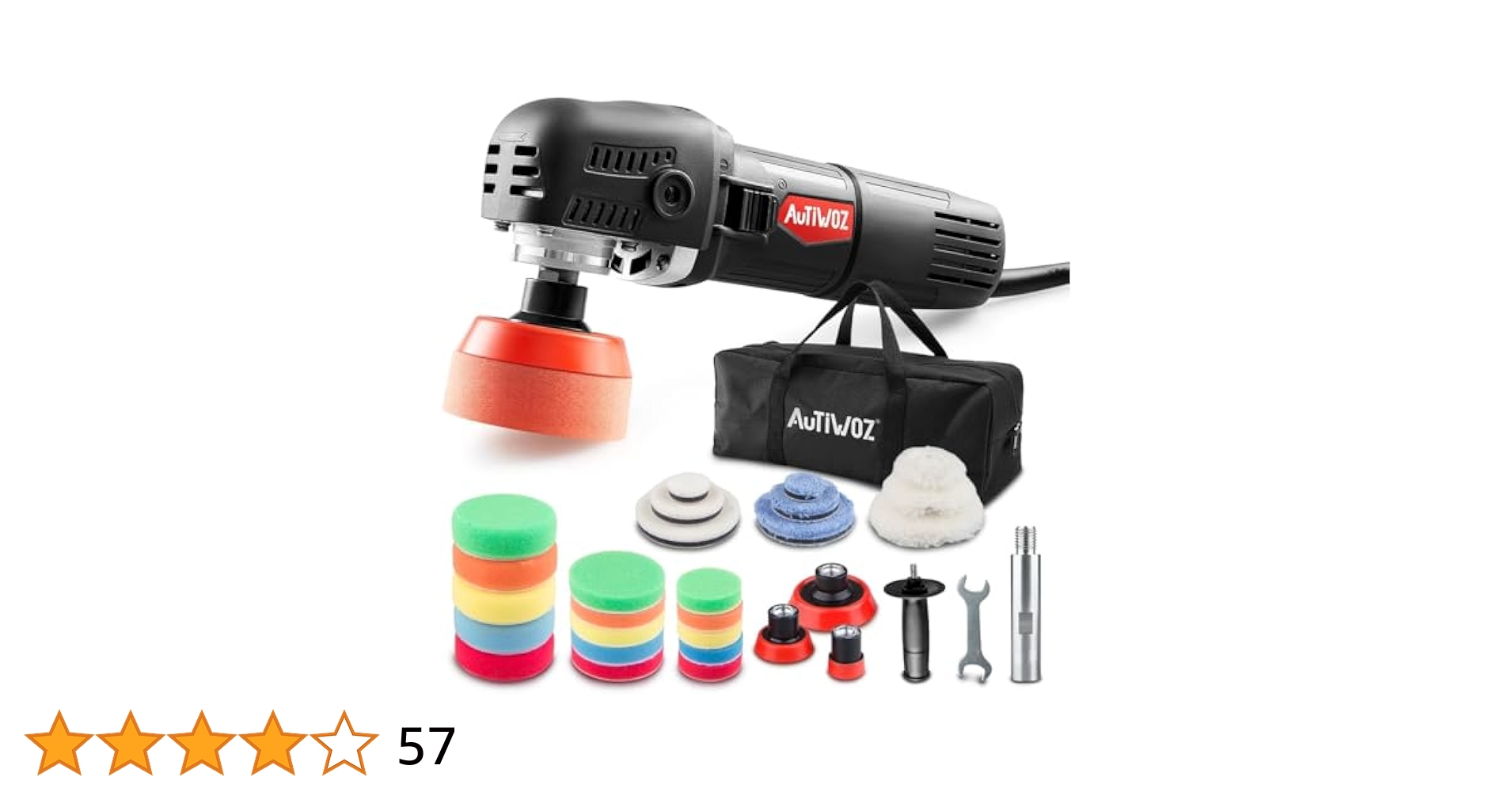 Amazon | Autiwoz ポリッシャー 小型 カー シングルポリッシャー