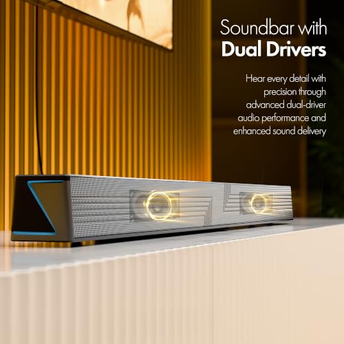 Image of Zebronics Juke Bar 501 Soundbar, 200W RMS, Virtual 5.1, Dual Drivers, 13.33cm Subwoofer, LED Indicator, BT v5.1, TV ARC, USB, AUX, Wall Mountable, Remote Control, Glossy Grill Design