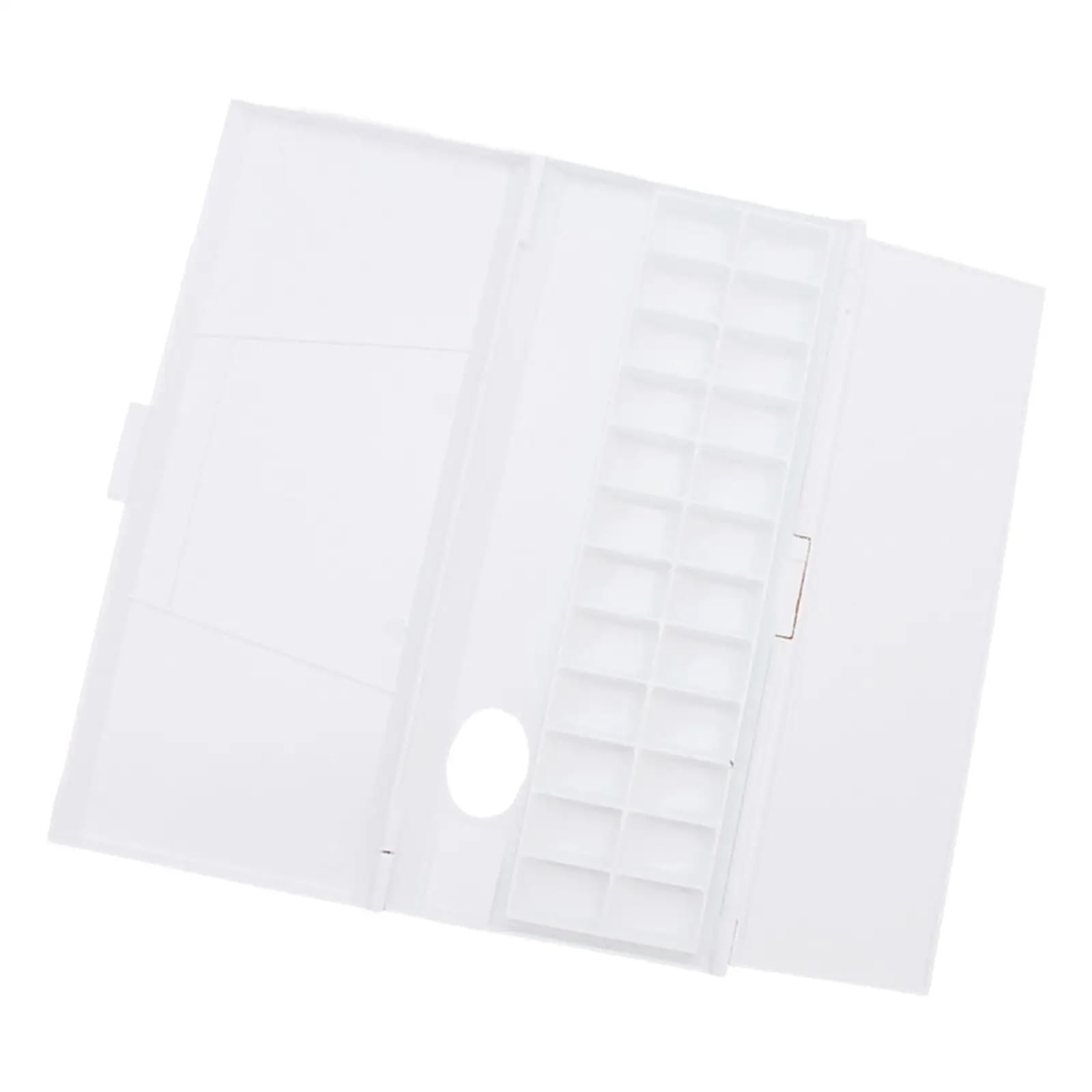 Palette De Peinture 2 pièces Palette de Couleurs Aquarelle Palette Peinture boîte de Peinture avec Couvercle 24 Compartiments Peinture Palette Plateau for Amateurs Peintres