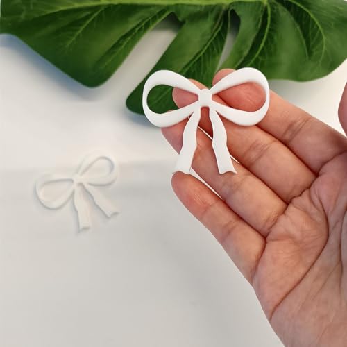 XIAOYUE 20 Pcs Acrylic Bow Wine Glass Charms,White Coquette Drink Tags,Bowknot Drink Markers for Bachelorette Party Birthday Wedding Bridal Shower Party Decor(White) by XIAOYUE - Used condition - Image 2