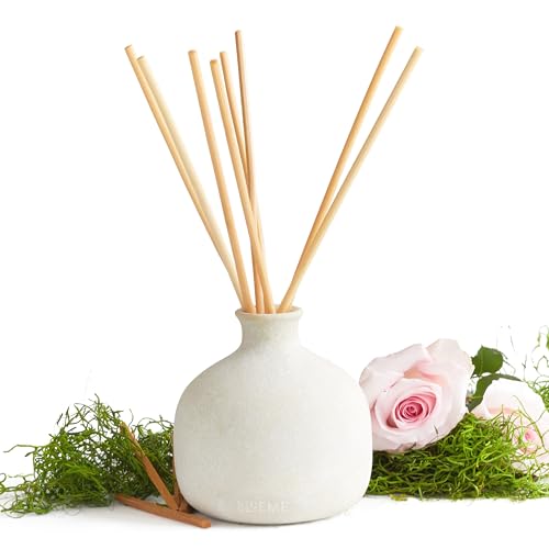 BLUEME-Bundle-Romance-Oakmoss-Sandalwood-1691-Fl-Oz-Wellness-Diffuser-Oil-Refill-Contains-Essential-Oil-Sustainable-Hand-Finished-Premium-Luxury-Ceramic-Natural-Rattan-Reeds BLUEME Bundle Romance Oakmoss Sandalwood 1691 Fl Oz Wellness Diffuser Oil Refill Contains Essential Oil Sustainable Hand Finished Premium Luxury Ceramic Natural Rattan Reeds