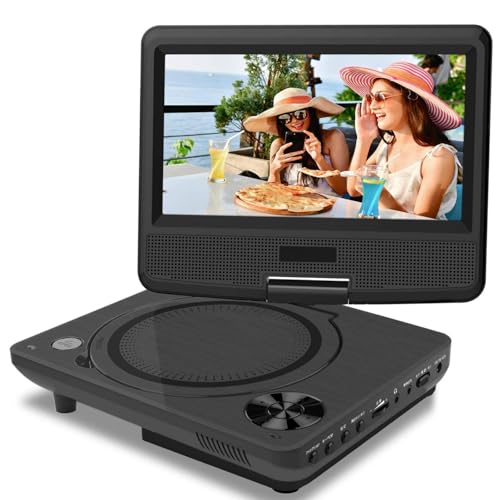 �|�[�^�u��DVD�v���[���[ 7.5�C���` �P3�`���d�r�� 6���ԍĐ��\ ���[�W�����t���[ �ԍ� 270�x��] AC DC 3�d���Ή� CPRM/USB/AV�ɑΉ�