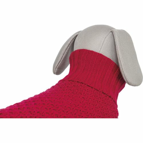 Pull pour chien Trixie rouge S en maille extensible confortable - 7