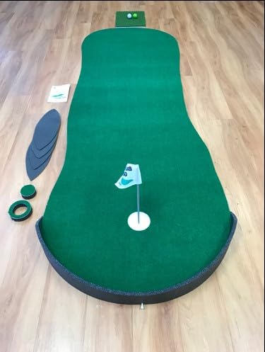 Big Moss Golf The Original EX2 V2 Series 3'X15' Practice Putting Chipping Green