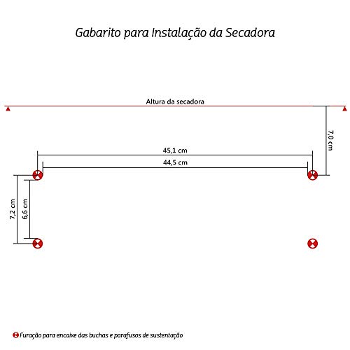 Secadora de Roupas 8kg Sun 600008016 Branca - Mueller - 220V
