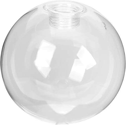 Tofficu Pantalla de lámpara colgante solo pantalla esférica lámpara lámpara poste cubierta de bola de vidrio cubierta de luz simple lámpara cubierta