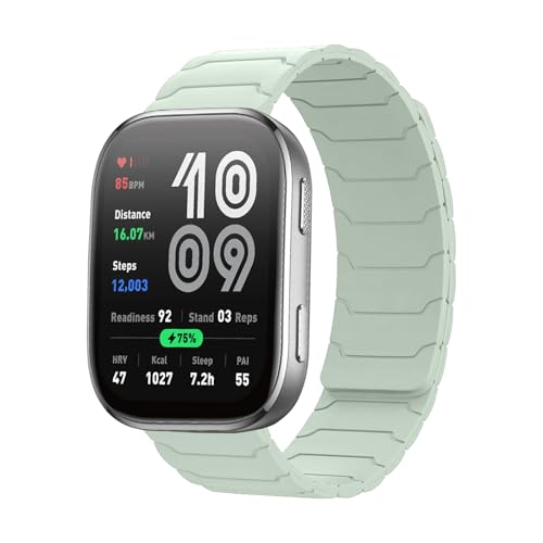 KiimLaa 20mm ���C�V���R���o���h Amazfit Active 3 / Active 2 Square/T-Rex 3 Pro 44mm�p �h���X�|�[�c�����p�X�g���b�v ���X�g�o���h Amazfit GTS 4 / GTS 3 / GTS 2 