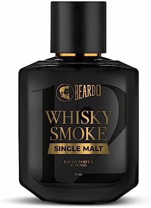 BEARDO SINGLE MALT Whisky Smoke Perfume For Men, 50Ml | Intense Eau De Parfum - Highly Concentrated | Spicy, Woody - Oudh - Luxury Perfume | Gift For Husband | Gift For Boyfriend