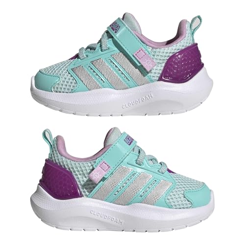 adidas Unisex-Baby Lightorama Runner, Halo Mint/Silver Metallic/Flash Aqua, 8 by adidas - Used condition - Image 8