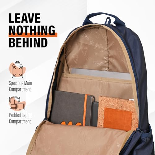 Buy Wildcraft Polyester Backpack for Men & Women – Expedition LPBP 45 Laptop Backpack | Unisex Durable Lightweight & Stylish – Perfect for Daily Use School Travel (Black) at Amazon.in - Image 4