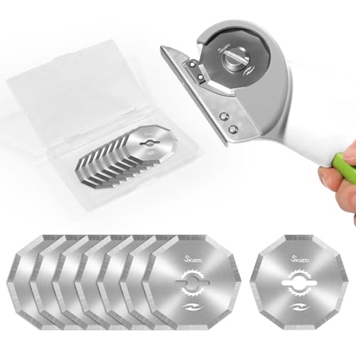 8PCS HHS Replacement Rotary Blades for Electric Scissors,Rotary Cutter Blades for Worx ZipSnip Cordless Scissors,Compatible with RC2600K,RC2601,RC2602,WX080L,WX081L,Rockwell,Van house,Benchmark