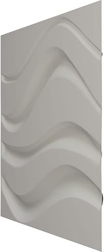 Miniatura 4 de Ekena Millwork 19 58 pulgadas de ancho x 19 58 pulgadas de alto, panel decorativo de pared 3D EnduraWall de satén, verde club de caza de satén