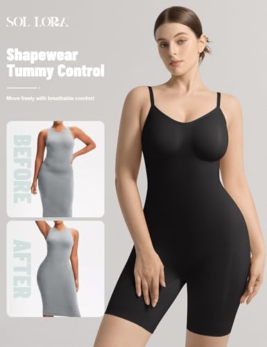 Bodysuit Shapewear for Women Seamless Body Shaper Tummy Control Snatched Waist Butt Lifter Sculpting Full Body Suit4