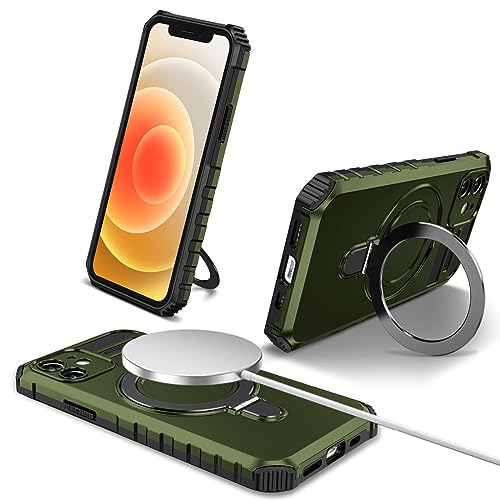 Funda para Samsung Galaxy S25 YOUULAR delgada de alta resistencia mate verde