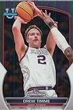 2022-23 Bowman University Chrome #61 Drew Timme Gonzaga Basketball Card - GotBaseballCards
