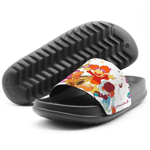Popfunk Fraggle Rock Music Unisex Adult Slides Sandals Officially Licensed Hypd Slydr Switch™4